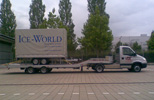 machinevervoer, trailervervoer, speciaaltransport, dieplader